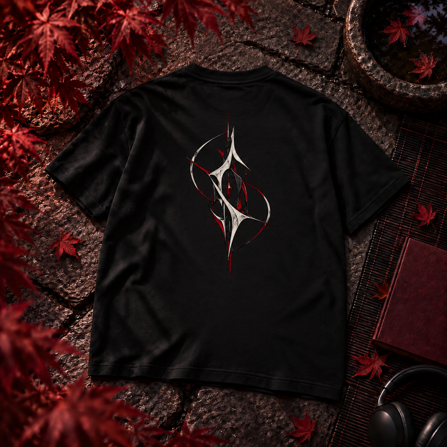 Crimson Relic, Anime-Inspired Graphic Tee