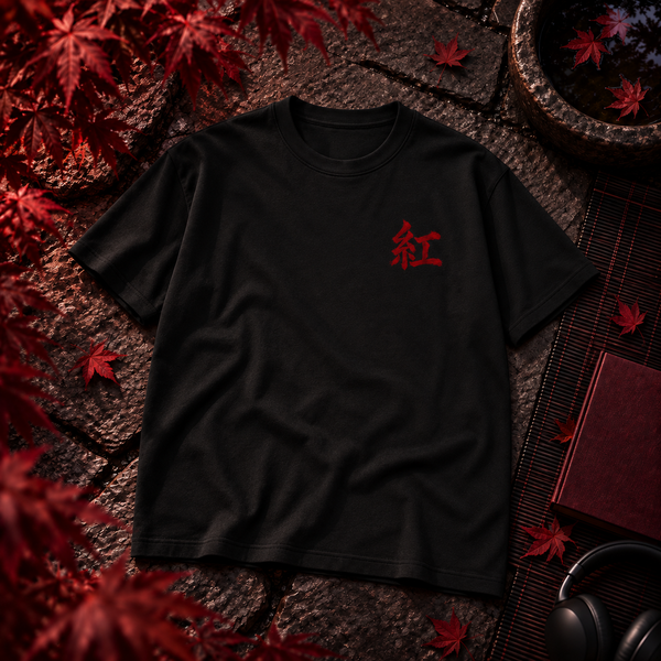 Crimson Relic, Anime-Inspired Graphic Tee