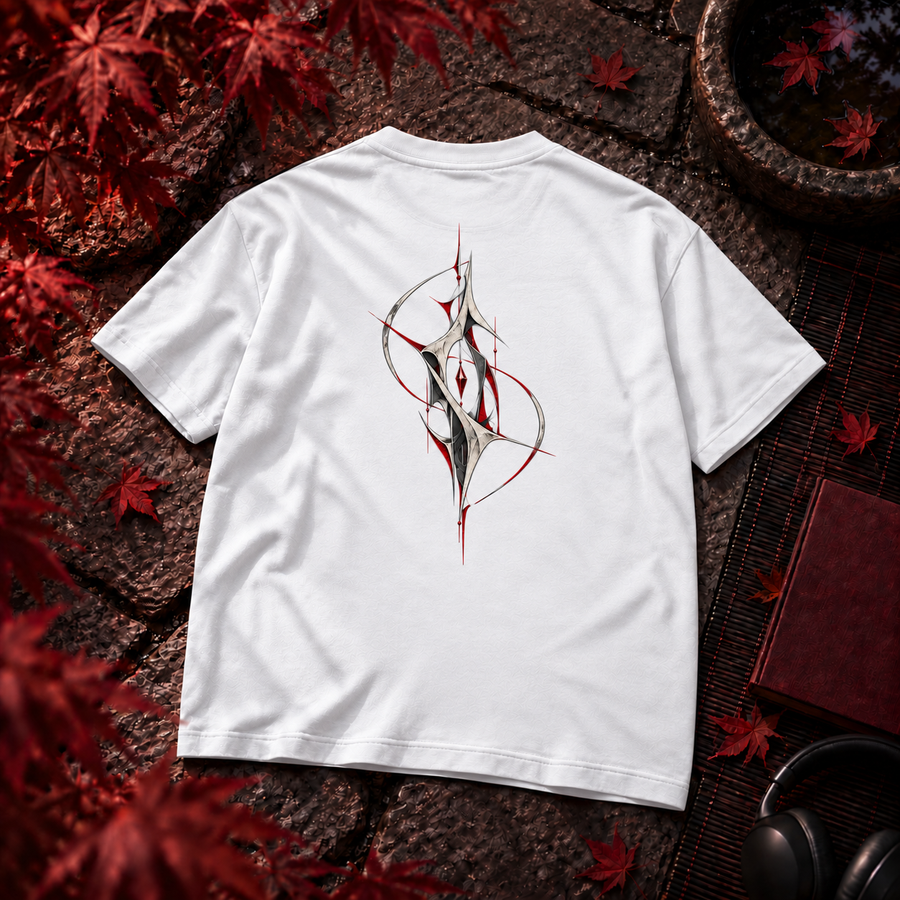 Crimson Relic, Anime-Inspired Graphic Tee